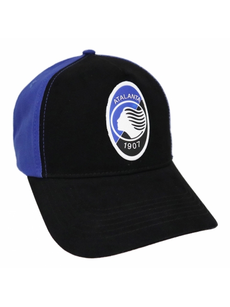 Cappellino bicolore con patch di gomma Atalanta B.C.